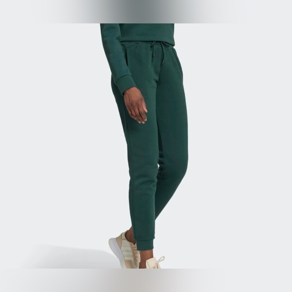 Adidas Color Essentials Fleece Slim Joggers Women Size Small - Picture 11 of 13